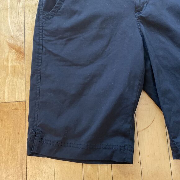 Eddie Bauer Shorts Womens Size 2 First Ascent Black Flat Front Trail Hiking - Picture 6 of 12